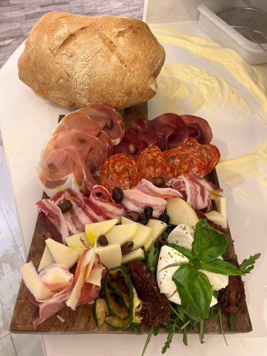 tabla de embutidos italianos